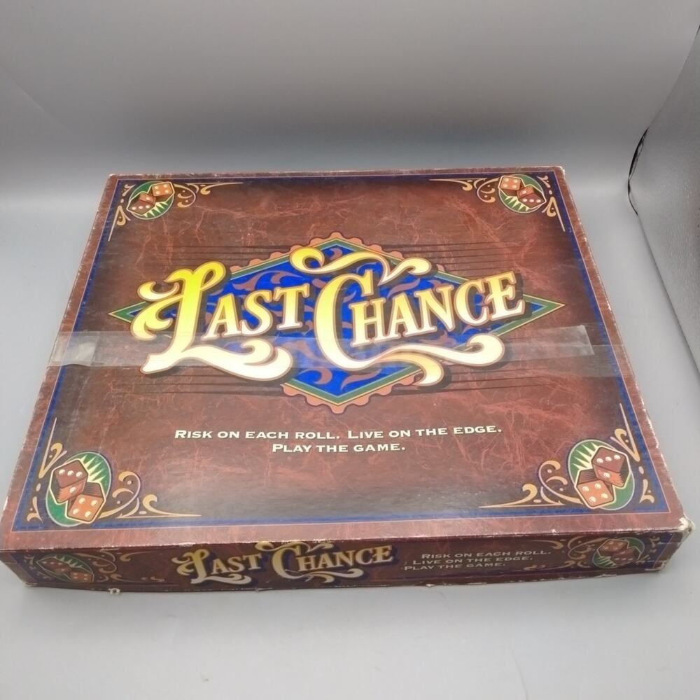 Vintage Last Chance Dice Rolling Board Game, 100% Complete